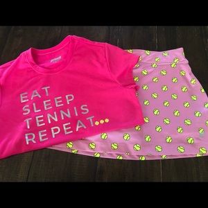 Girls Prince tennis outfit